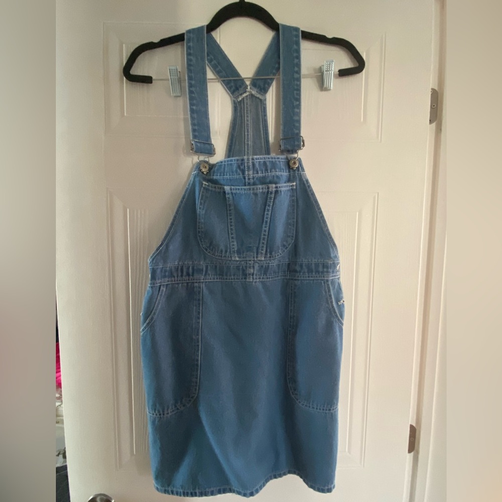 AuCoton Vintage Denim Overall Dress